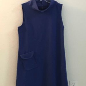 Blue Jennifer Lopez Sleeveless Dress